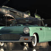The Ford Thunderbird An American Sports Car From The Fifties Poster