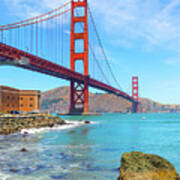 The Glorious Golden Gate Bridge Poster