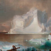 The Icebergs 1861 Poster