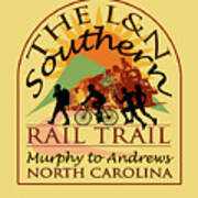 The L And N Southern Rail Trail Runners Cyclists Hikers Poster