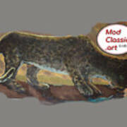 The Leopard 'modclassic Art Poster