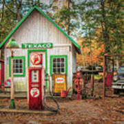 The Little Old Texaco Station Photograph by Kristia Adams | Fine Art ...