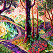 The Long And Winding Road Mosaic Poster