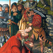 The Martyrdom Of Saint Barbara By Lucas Cranach Poster