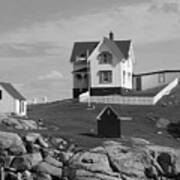 The Nubble Bw Poster