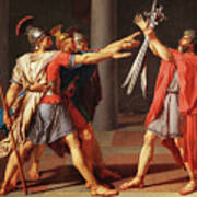 The Oath Of The Horatii, Horatii Brothers Poster