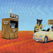 The Outback Atm Poster