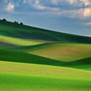The Palouse In Light And Shadow Poster