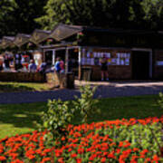 The Park Cafe In Northampton Abington Park Poster