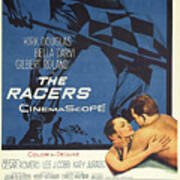 ''the Racers'', With Kirk Douglas And Bella Darvi, 1955 Poster