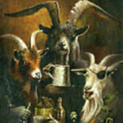 The Three Billy Goats Rough Poster