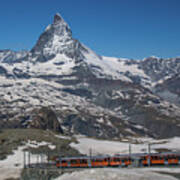 The Train To The Matterhorn Poster
