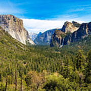 The Yosemite Valley California Poster