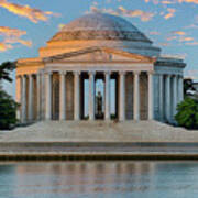 Thomas Jefferson Memorial At Sunrise Poster