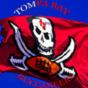 Tompa Bay Bucs Design 12 Tom Brady Poster