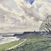 Towards Bridlington Bay From Sewerby Heads Poster