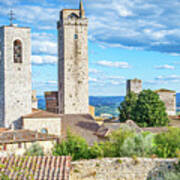 Towers Of San Gimignano Poster