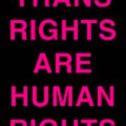 Trans Rights Are Human Rights Poster