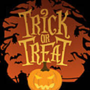 Trick Or Treat Halloween Poster
