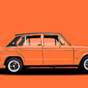 Triumph Dolomite Sprint. Orange Edition. Customisable To Your Colour Choice. Poster