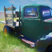 Truck In Bodie Poster