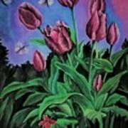 Tulips ,a Springtime Delight Poster