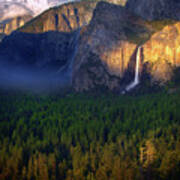 Tunnel View At Sunset Poster