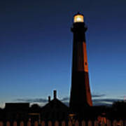 Tybee Island Lighthouse, Ga.- Night Shot Poster