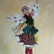 Ukrainian Girl Dancer Poster