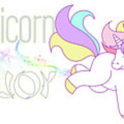 Unicorn Joy Poster