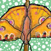 Upside Down Butterfly Poster