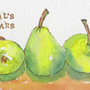 Vals Pears Poster