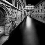 Venice Bridge Of Sighs Poster