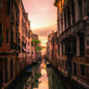 Venice Canal Italy Poster