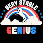 Very Stable Genius Patriotic Poster