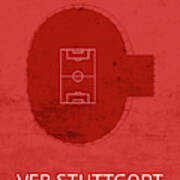 Vfb Stuttgart Sports Stadium Minimalist Football Soccer Series Poster