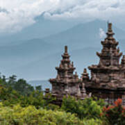 View From The Gedong Songo Temple Complex Poster