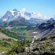 View Of Mt Shuksan Poster