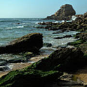 View Of Santa Rita Beach In Torres Vedras Poster