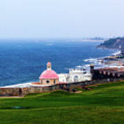 View Of Sea From El Morro Poster