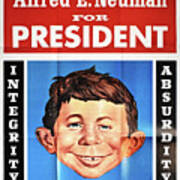 Vote For Alfred E. Neuman Poster