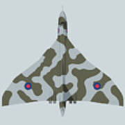 Vulcan Jet Bomber - Camouflage Poster