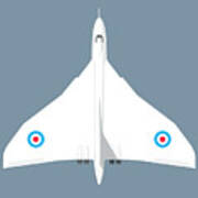 Vulcan Jet Bomber - Slate Poster