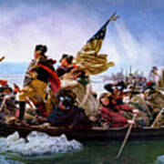 Washington Crossing The Delaware By Emanuel Leutze Poster
