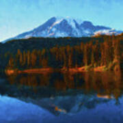 Washington, Mt Rainier National Park - 12 Poster