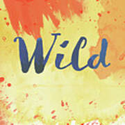 Watercolor Art Wild Poster