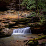 Waterfall, Old Man's Cave Poster