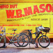 W.b.mason Bicycles Poster