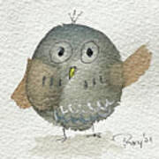 Whimsy Owl 1 Poster