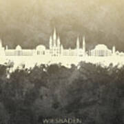 Wiesbaden Germany Skyline #78 Poster